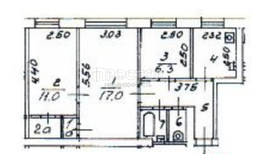 3-комнатная квартира, 52.2 м² - фото 14