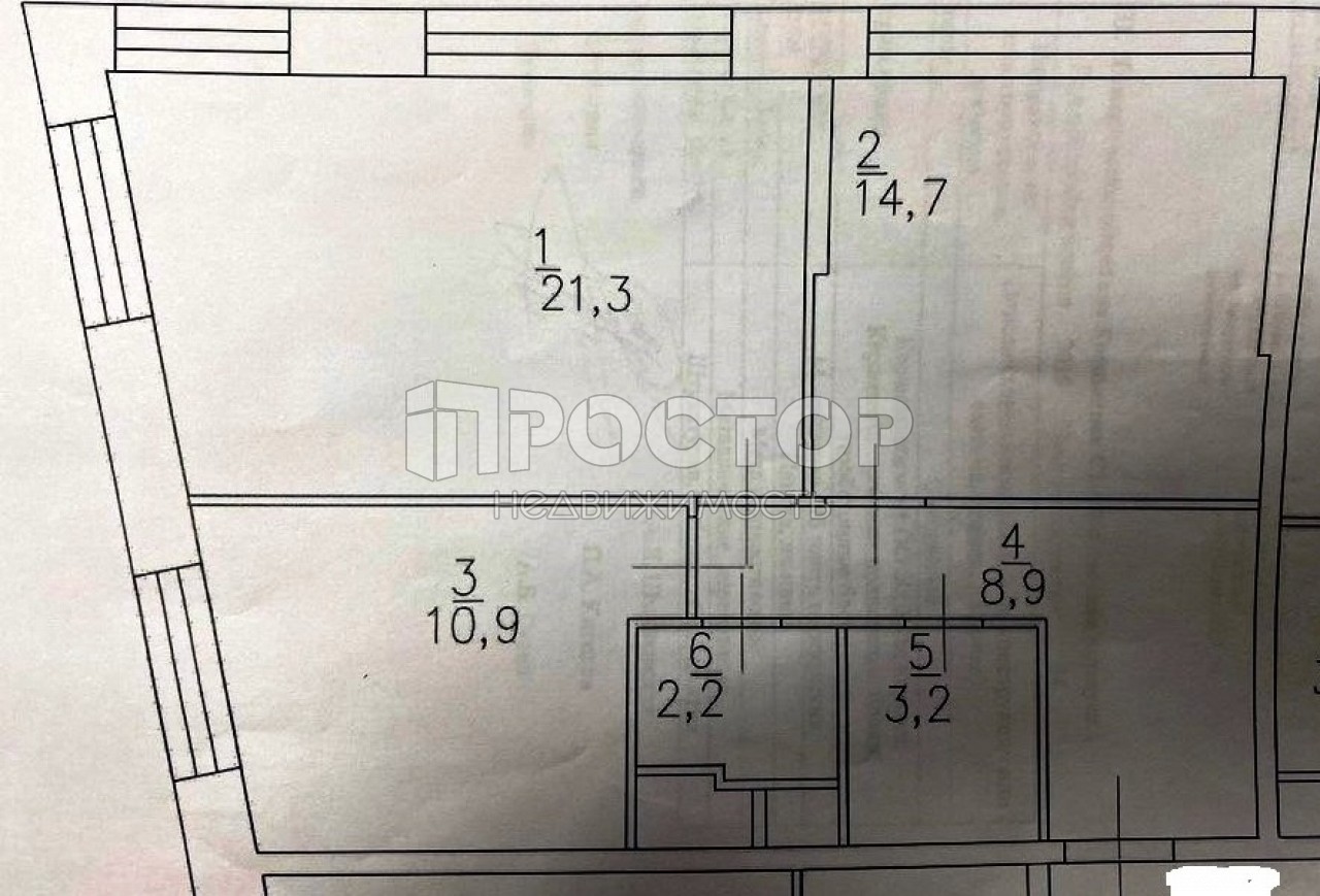 2-комнатная квартира, 61.2 м² - фото 15