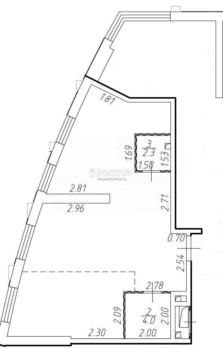 2-комнатная квартира, 60.3 м² - фото 22