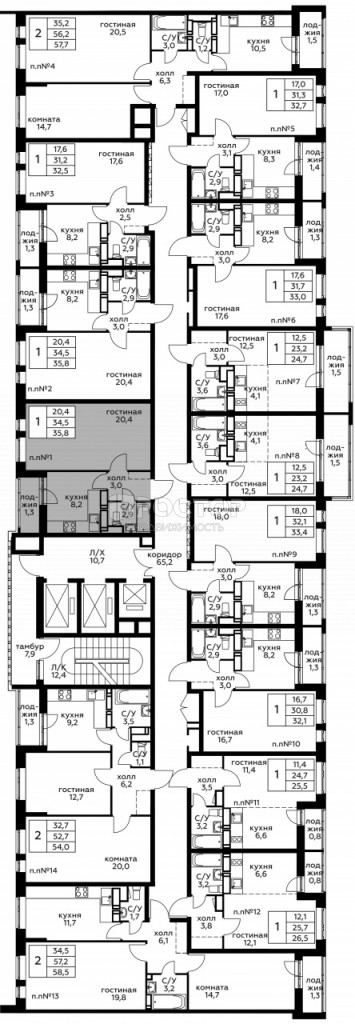 Студия, 25.5 м² - фото 6