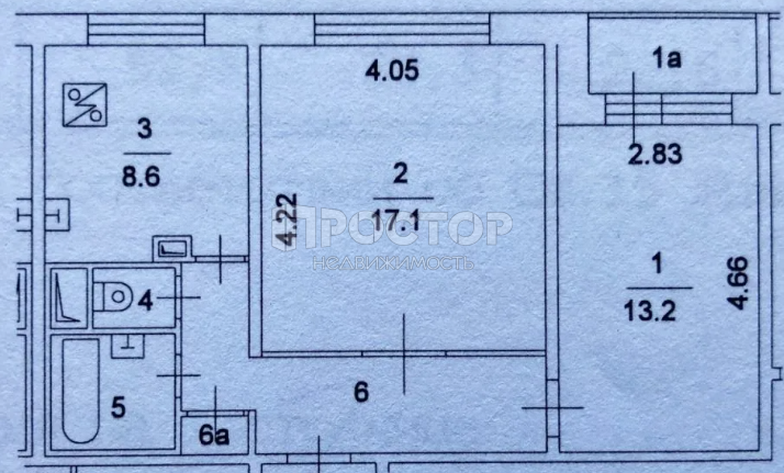 2-комнатная квартира, 52.4 м² - фото 7