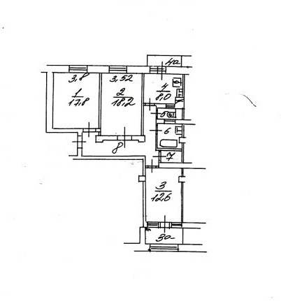 3-комнатная квартира, 77.2 м² - фото 14