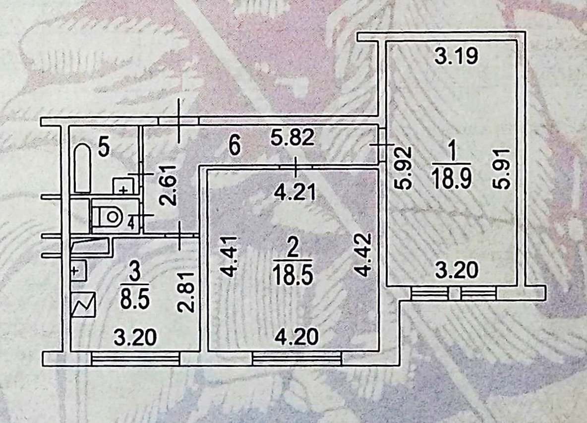 2-комнатная квартира, 58 м² - фото 9