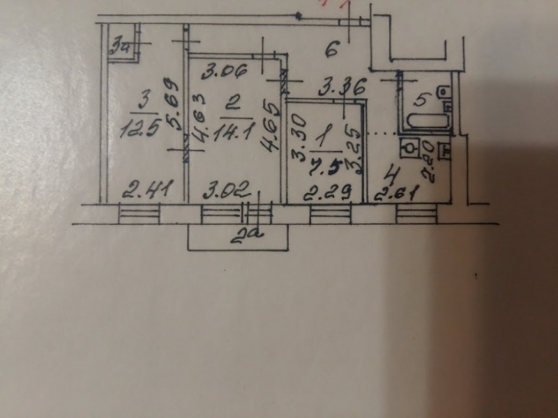 3-комнатная квартира, 55 м² - фото 9