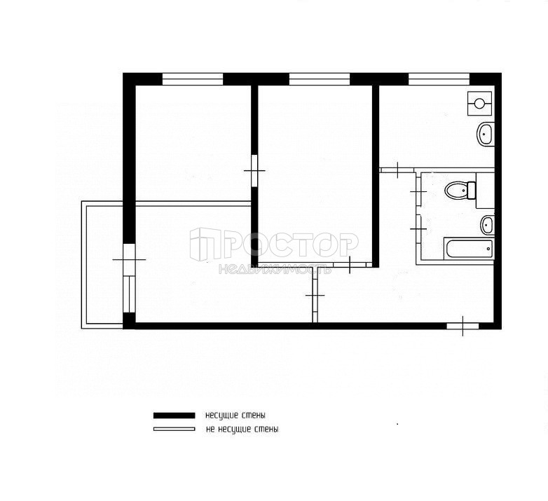 3-комнатная квартира, 50.2 м² - фото 34