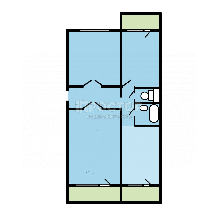 3-комнатная квартира, 82.4 м² - фото 27