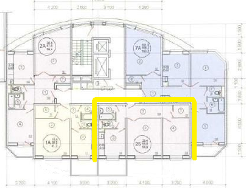 2-комнатная квартира, 55.3 м² - фото 11