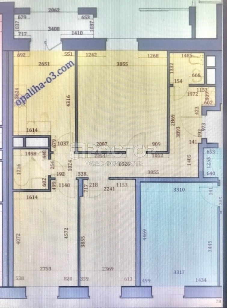 3-комнатная квартира, 67.5 м² - фото 2