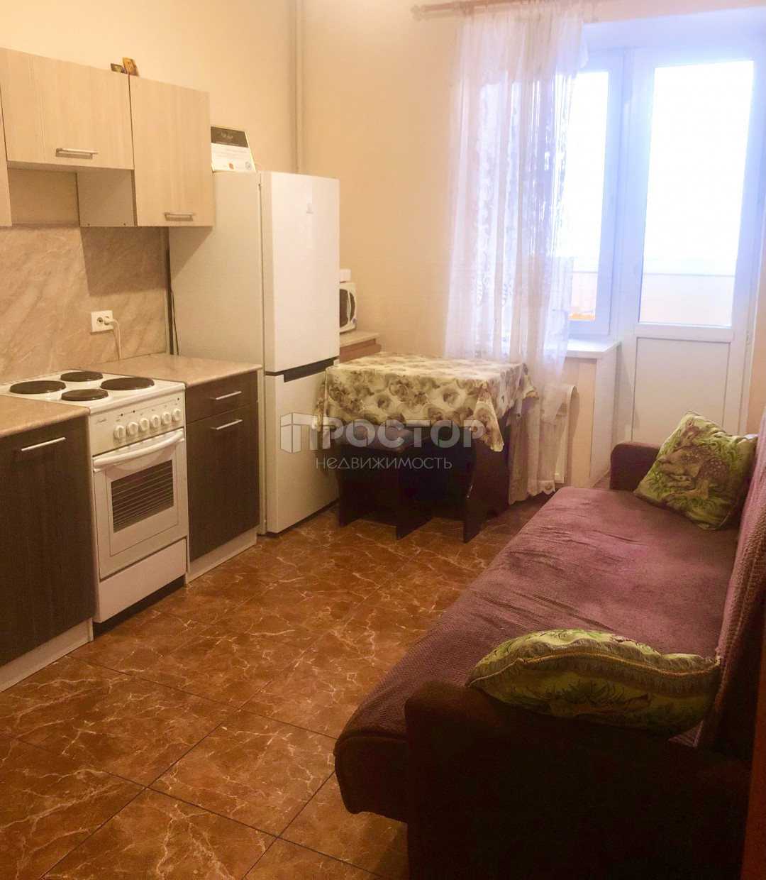 1-комнатная квартира, 35 м² - фото 13
