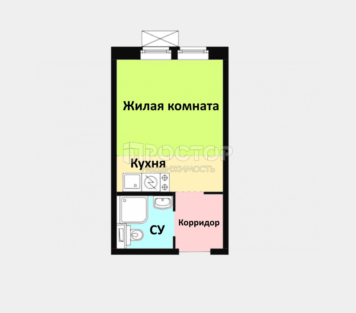 Студия, 20 м² - фото 12