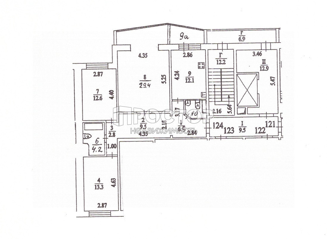 3-комнатная квартира, 94.5 м² - фото 33