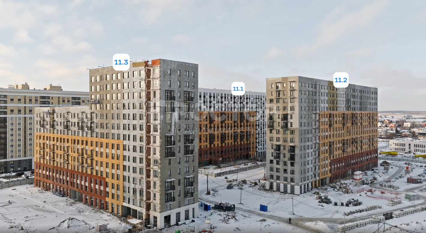 1-комнатная квартира, 32.74 м² - фото 2