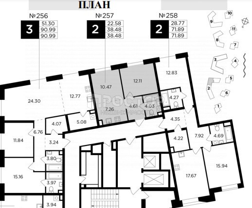 2-комнатная квартира, 39 м² - фото 8