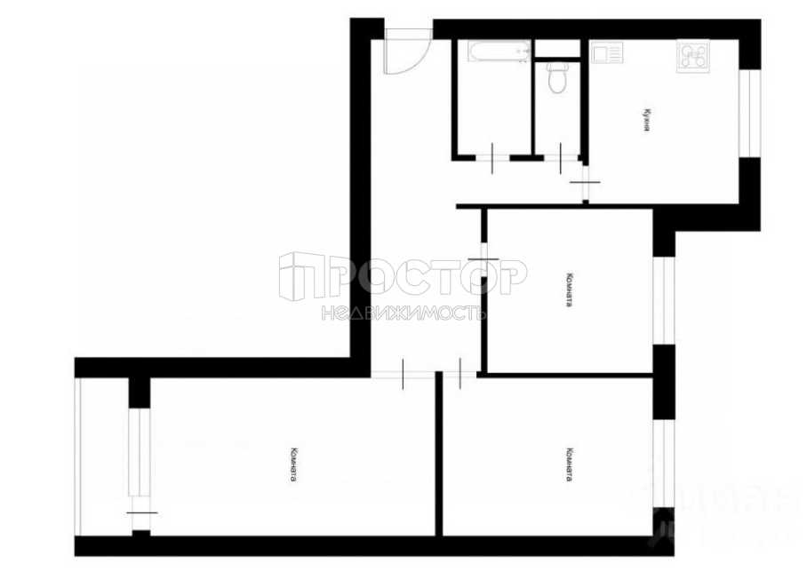 3-комнатная квартира, 75.7 м² - фото 10