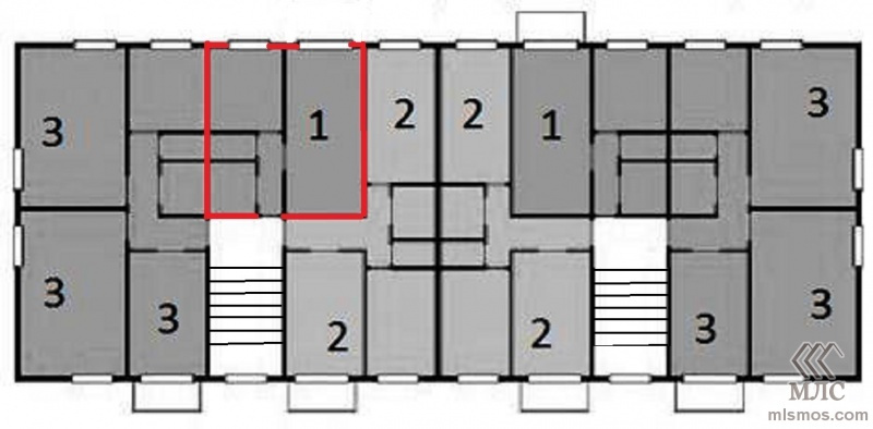 1-комнатная квартира, 33.3 м² - фото 9