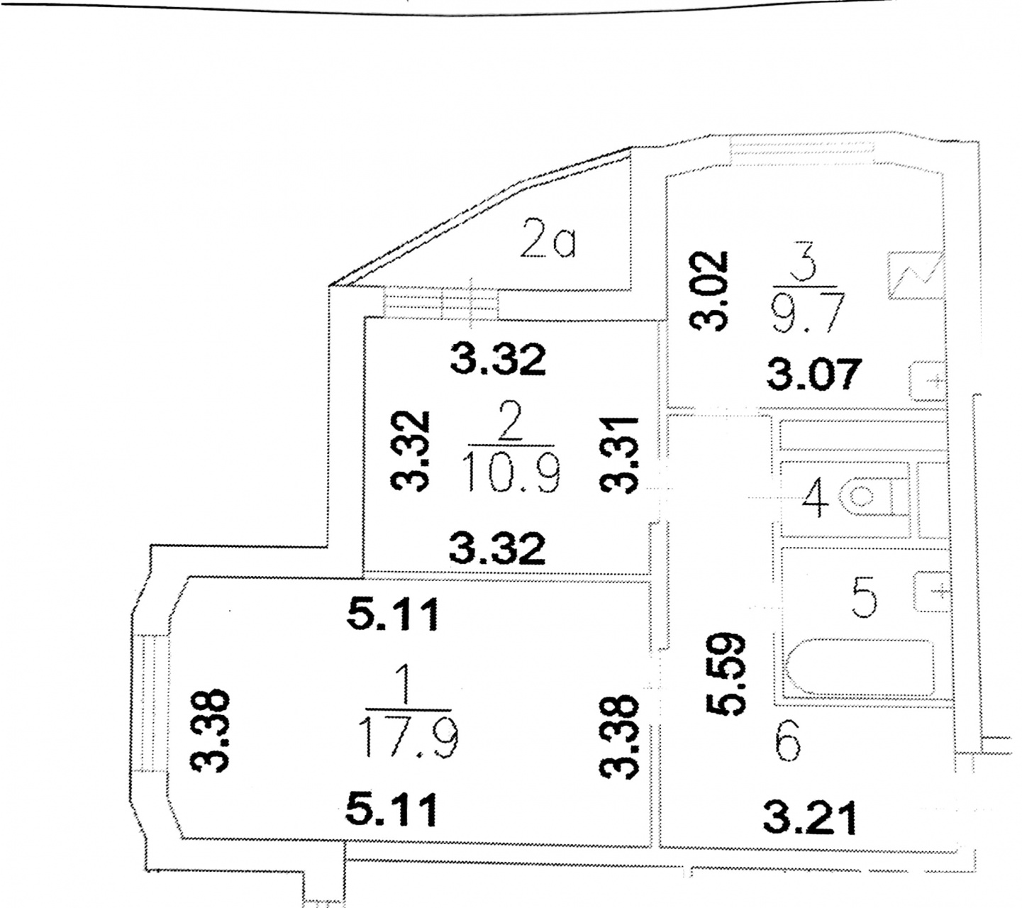 2-комнатная квартира, 53.3 м² - фото 8