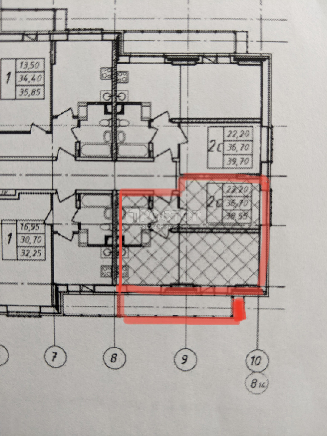 2-комнатная квартира, 39 м² - фото 16