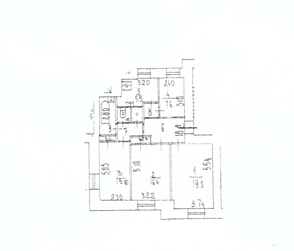 3-комнатная квартира, 80.1 м² - фото 22