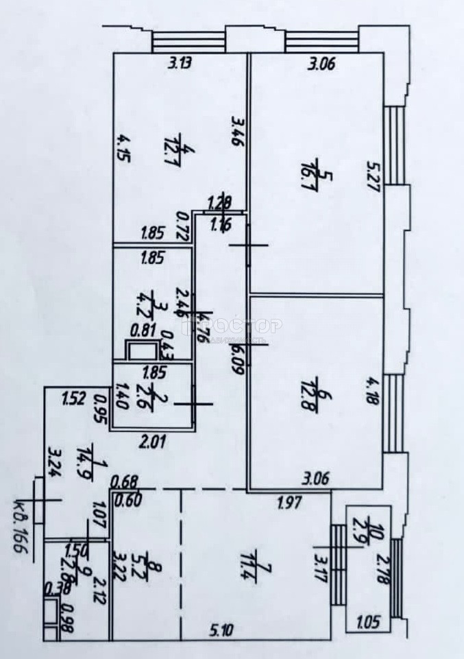 4-комнатная квартира, 83.5 м² - фото 18