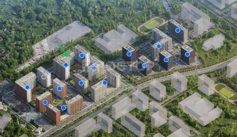 Студия, 25 м² - фото 2