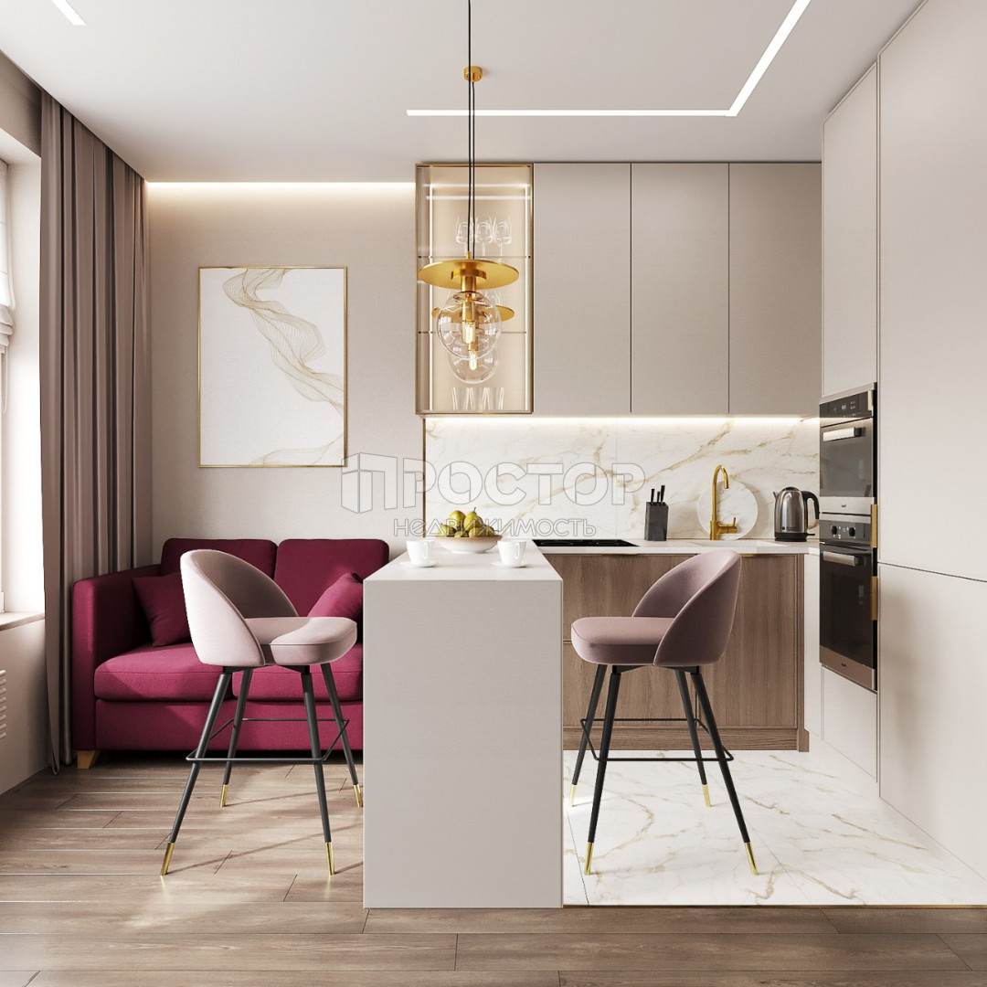 1-комнатная квартира, 37.8 м² - фото 7