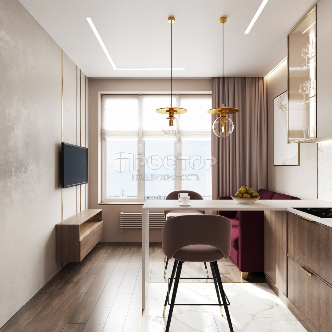 1-комнатная квартира, 37.8 м² - фото 5