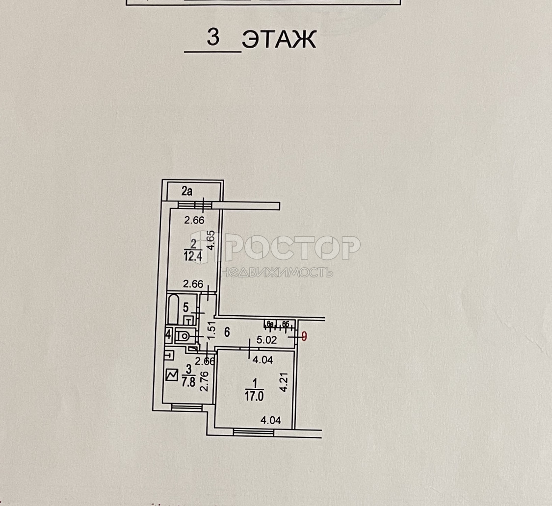 2-комнатная квартира, 50.1 м² - фото 39
