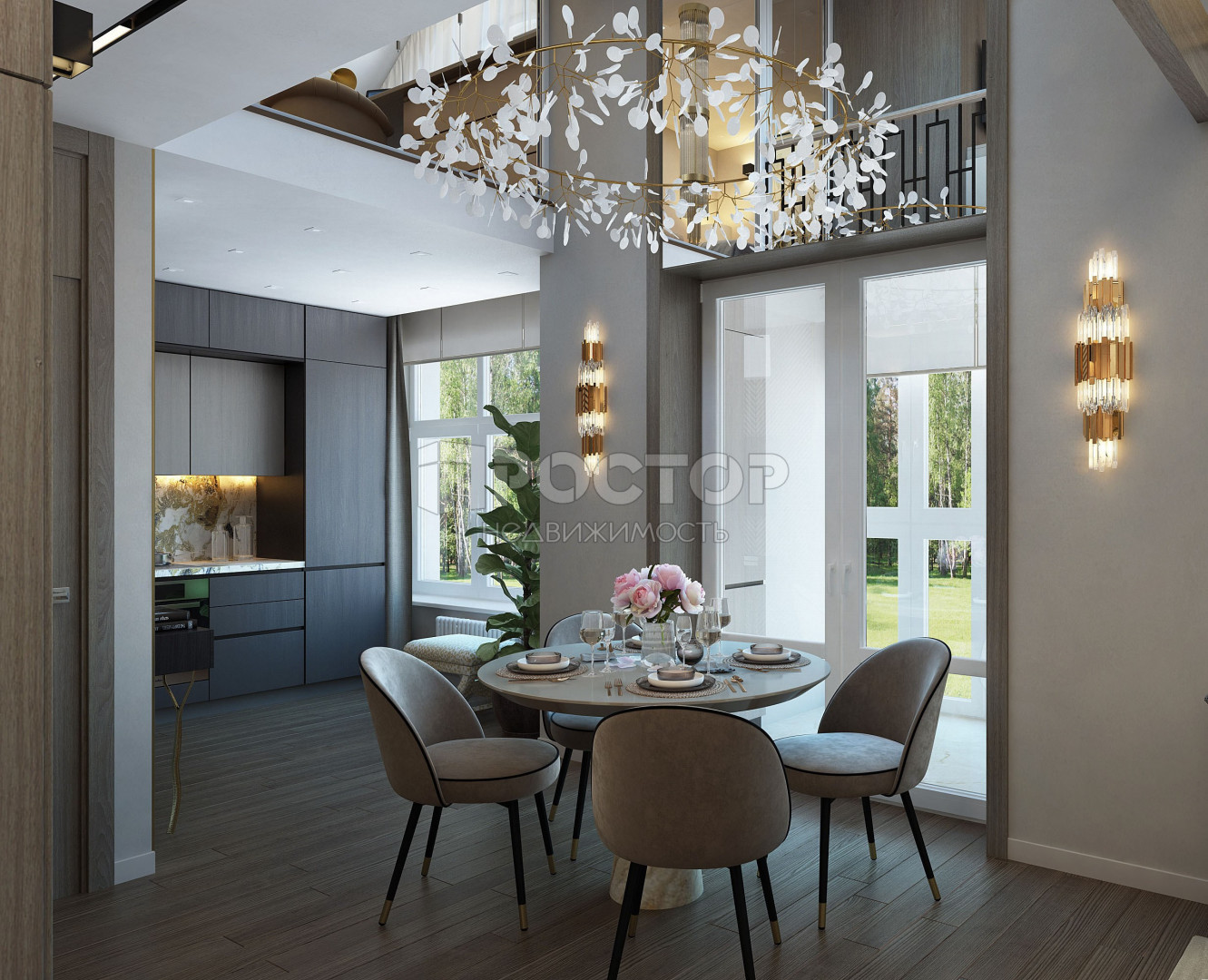 2-комнатная квартира, 54.92 м² - фото 3