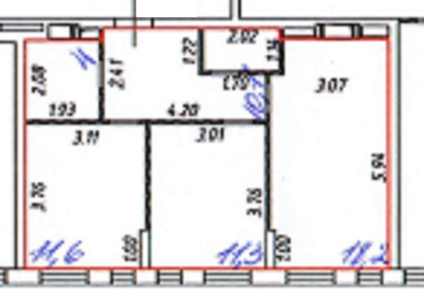 2-комнатная квартира, 54.8 м² - фото 13