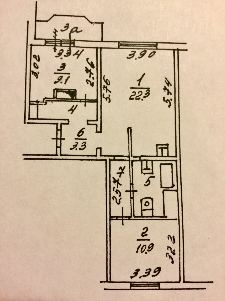 2-комнатная квартира, 57.9 м² - фото 17