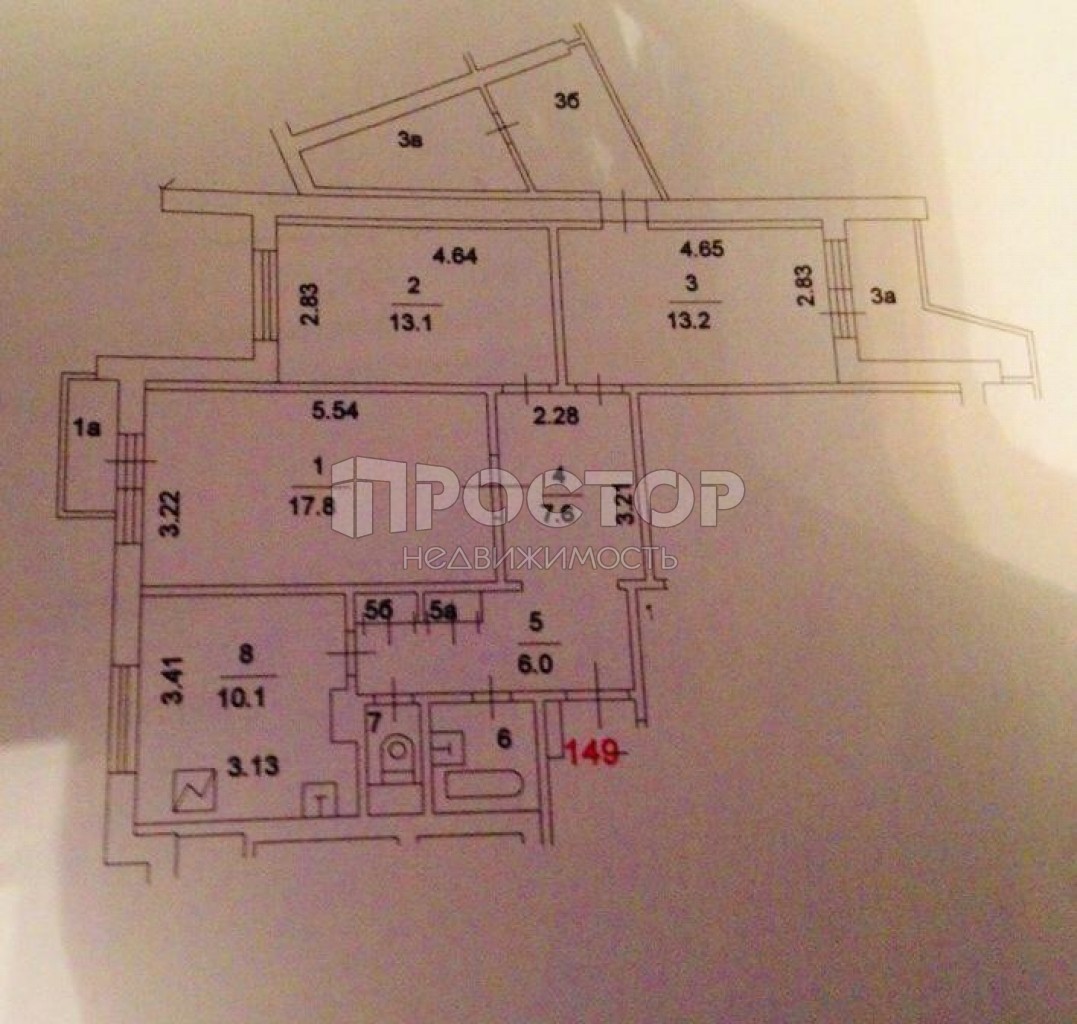 3-комнатная квартира, 83 м² - фото 29