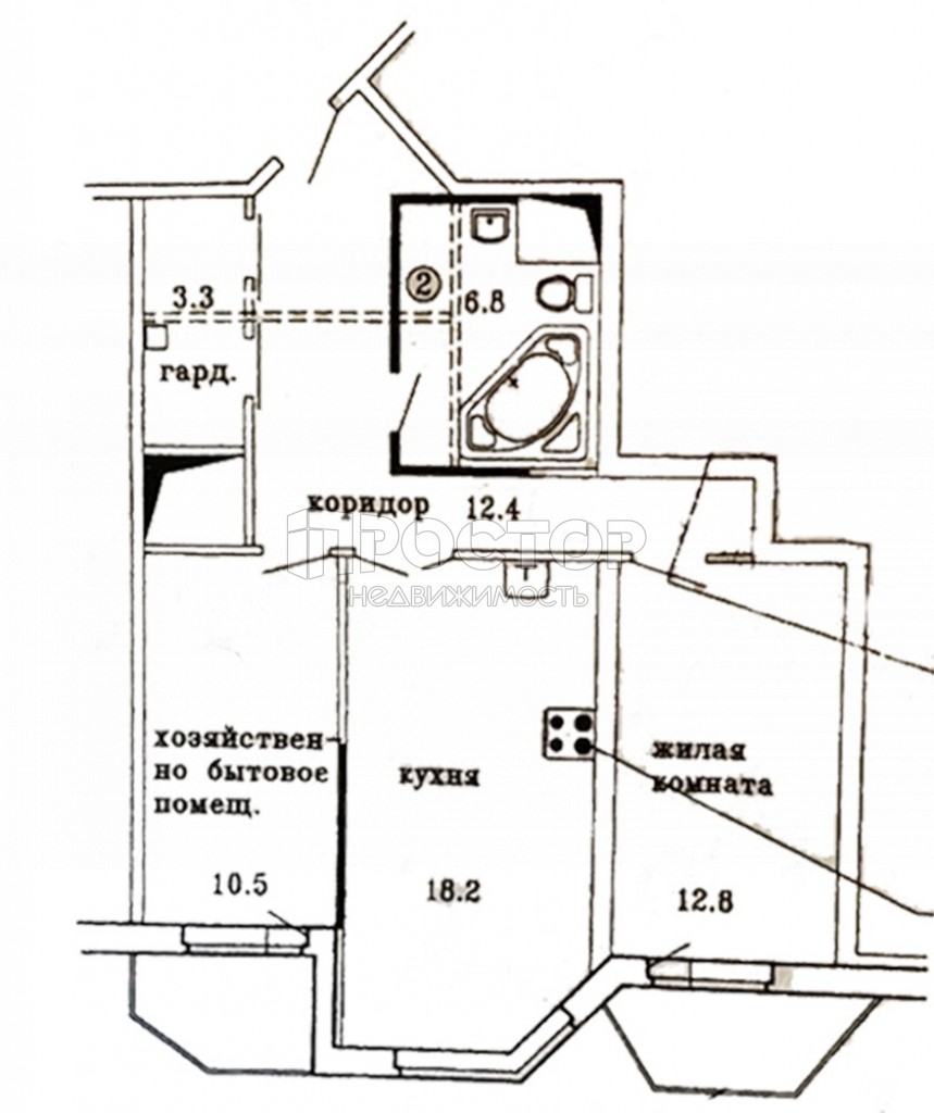 3-комнатная квартира, 70 м² - фото 11