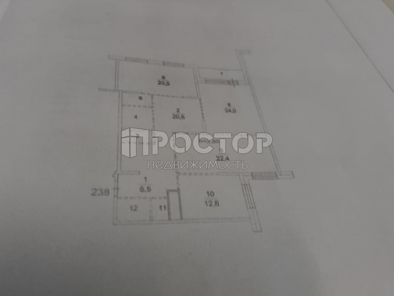 3-комнатная квартира, 120.8 м² - фото 14