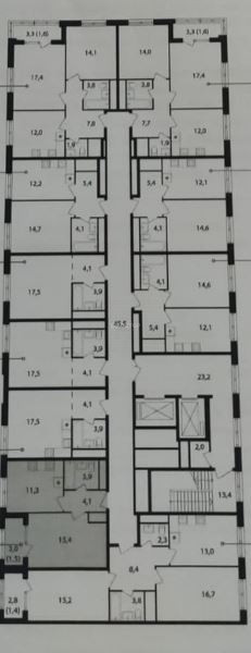 1-комнатная квартира, 37.7 м² - фото 13