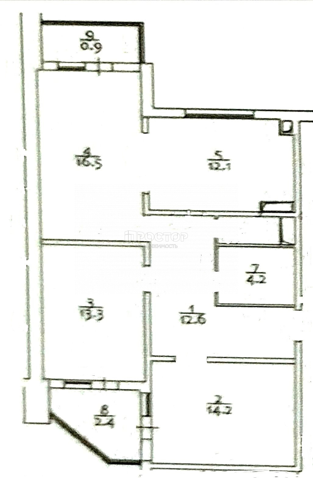 3-комнатная квартира, 74.6 м² - фото 33