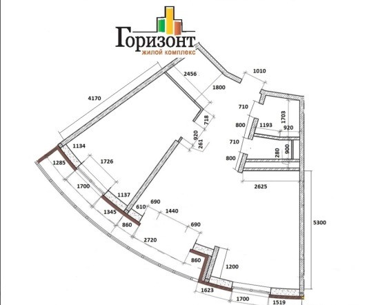 2-комнатная квартира, 69.3 м² - фото 4