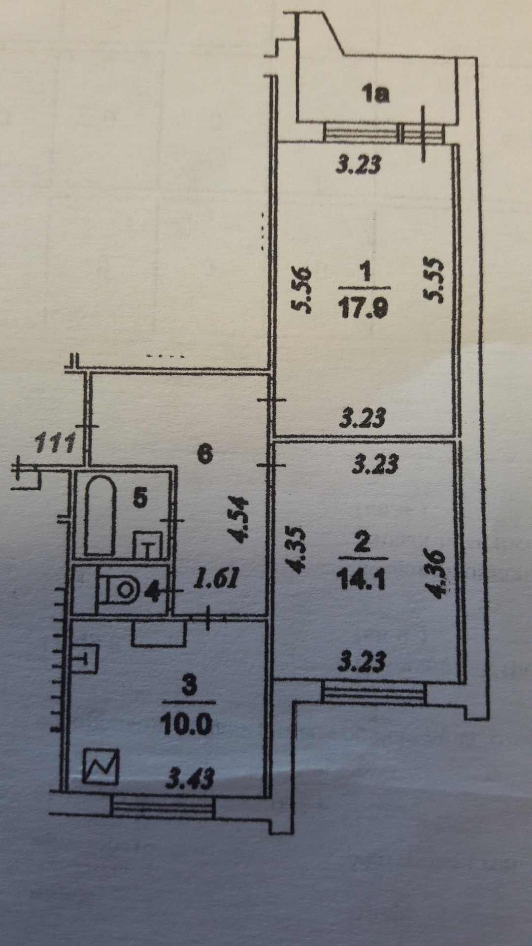 2-комнатная квартира, 58 м² - фото 2