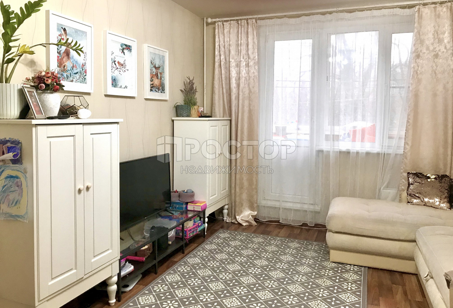 1-комнатная квартира, 39.1 м² - фото 2