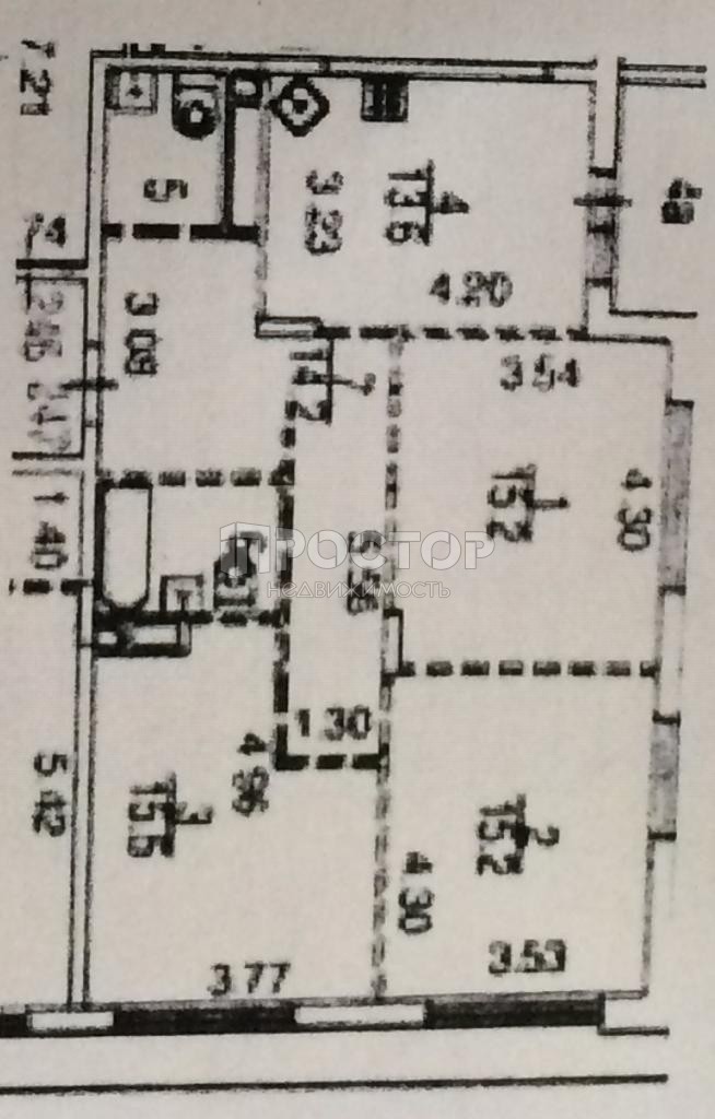 3-комнатная квартира, 83.7 м² - фото 13