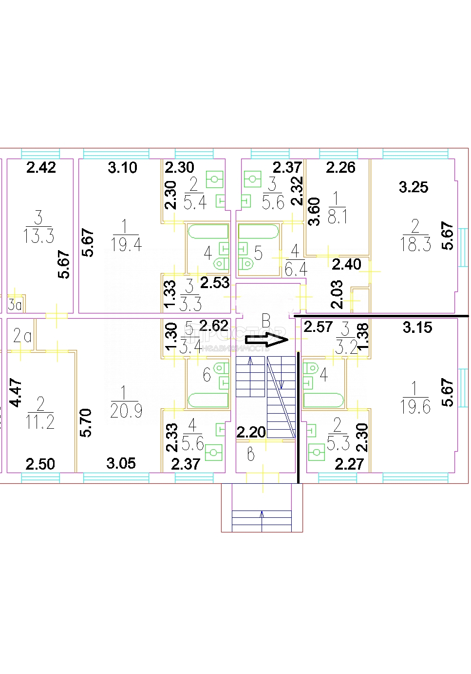 1-комнатная квартира, 31 м² - фото 6