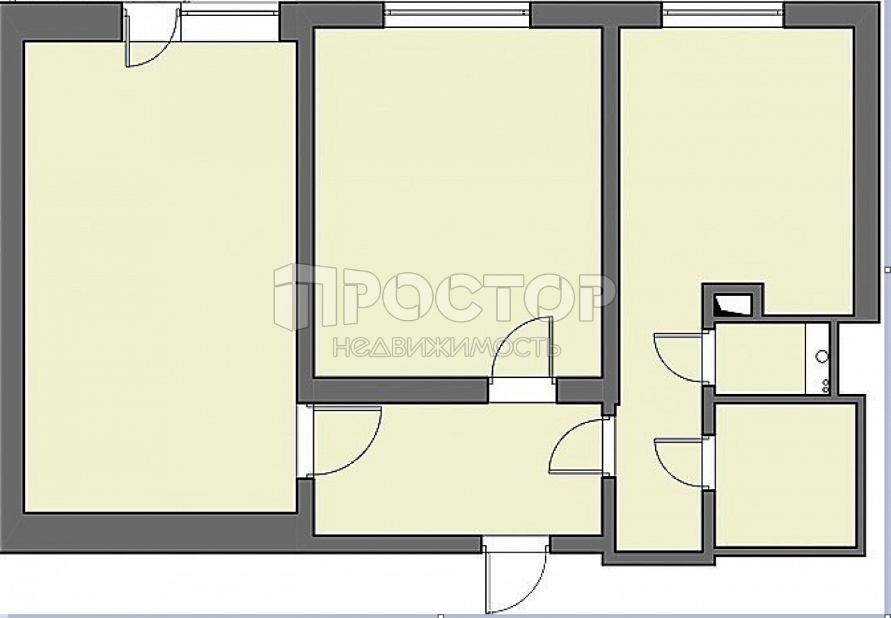 2-комнатная квартира, 56 м² - фото 9