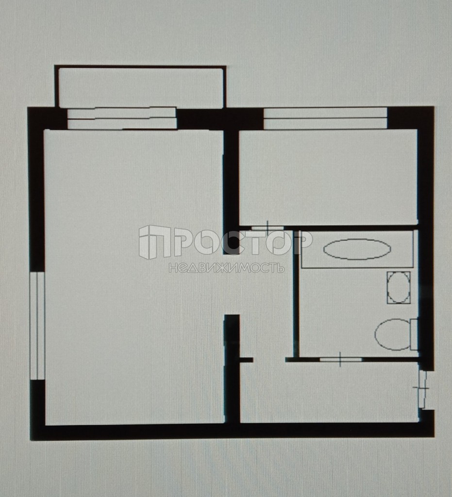 1-комнатная квартира, 30.2 м² - фото 11