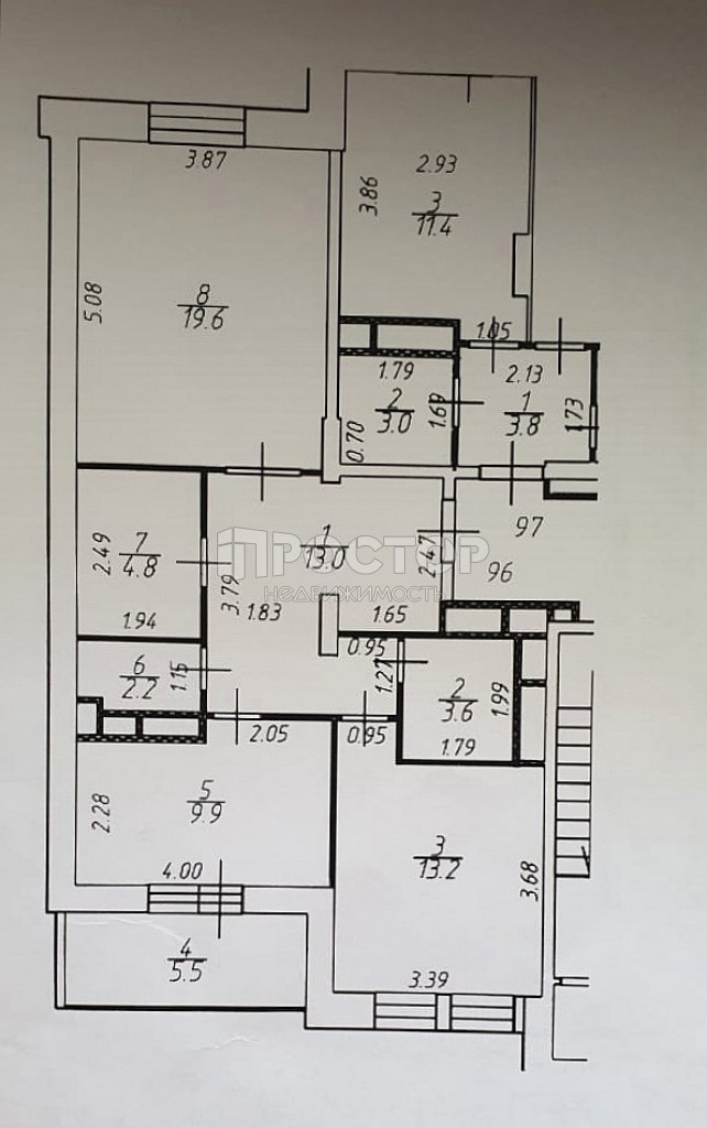 2-комнатная квартира, 71.8 м² - фото 7