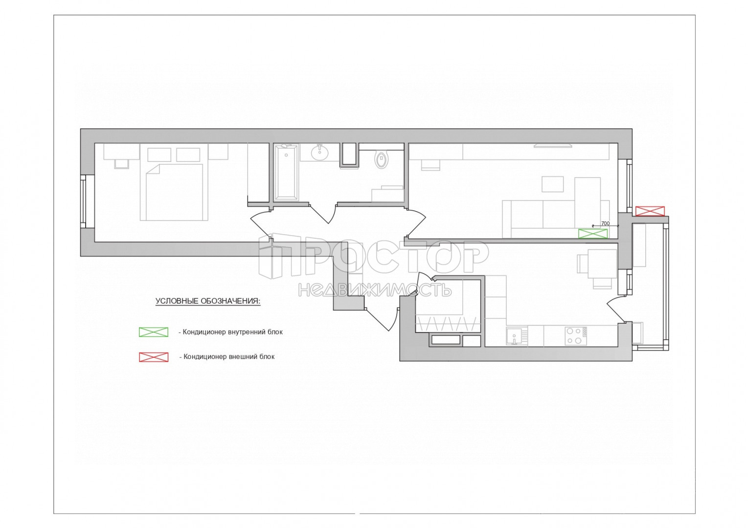 2-комнатная квартира, 61 м² - фото 23