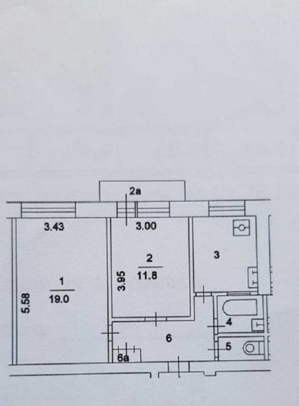 2-комнатная квартира, 50 м² - фото 13