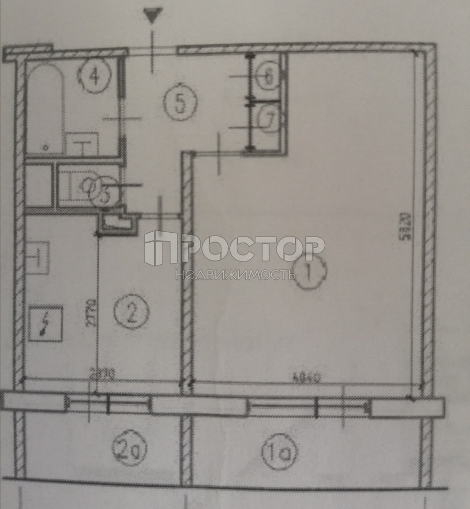 1-комнатная квартира, 39.6 м² - фото 8