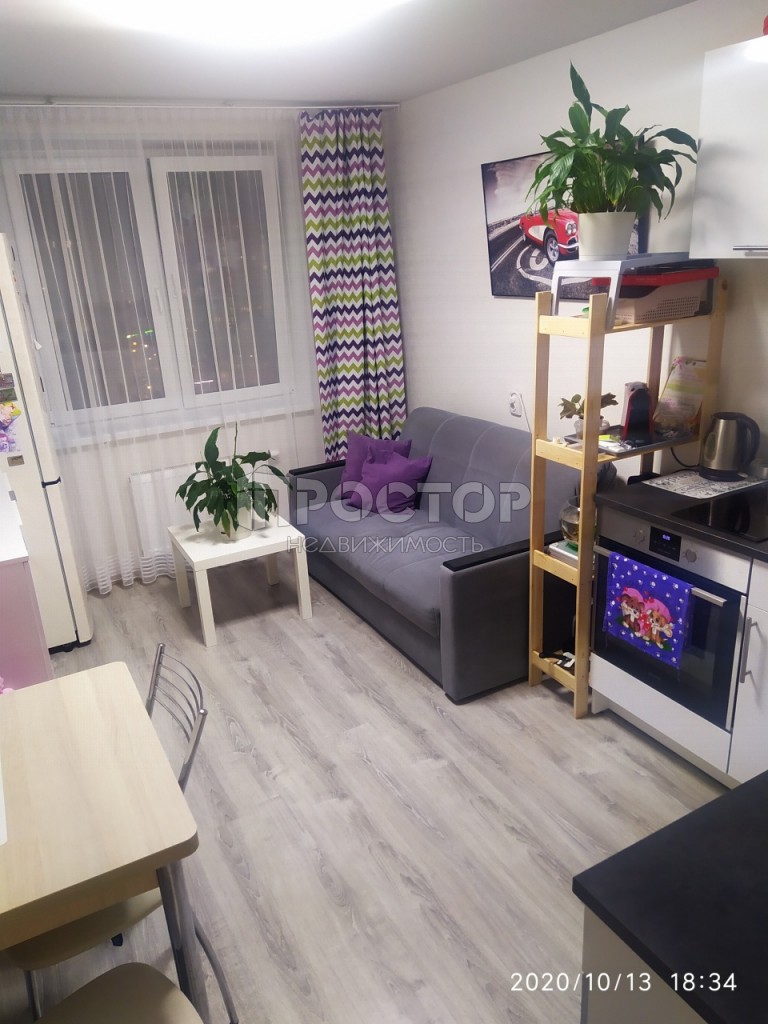 1-комнатная квартира, 39.7 м² - фото 3