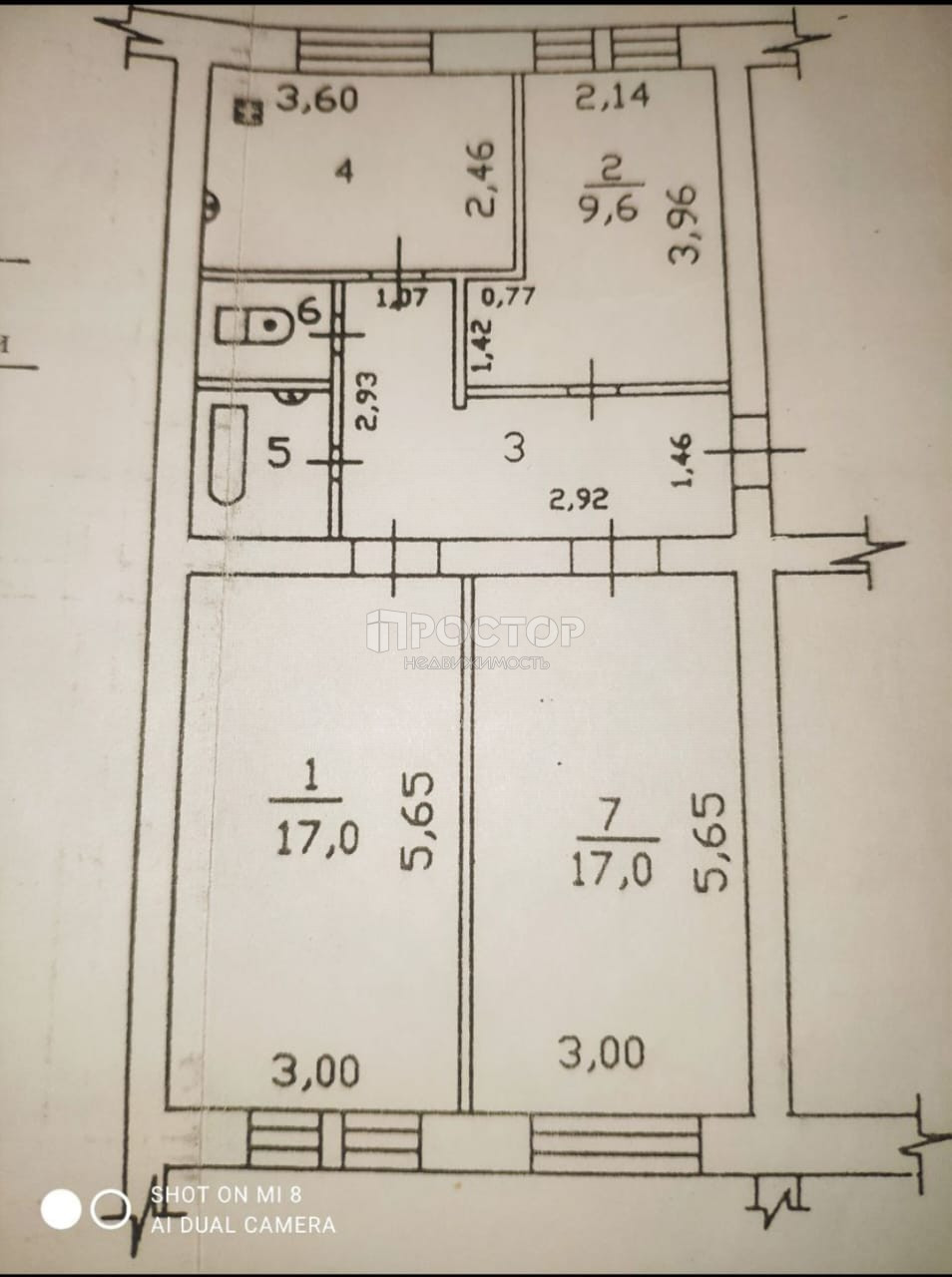 3-комнатная квартира, 64 м² - фото 21