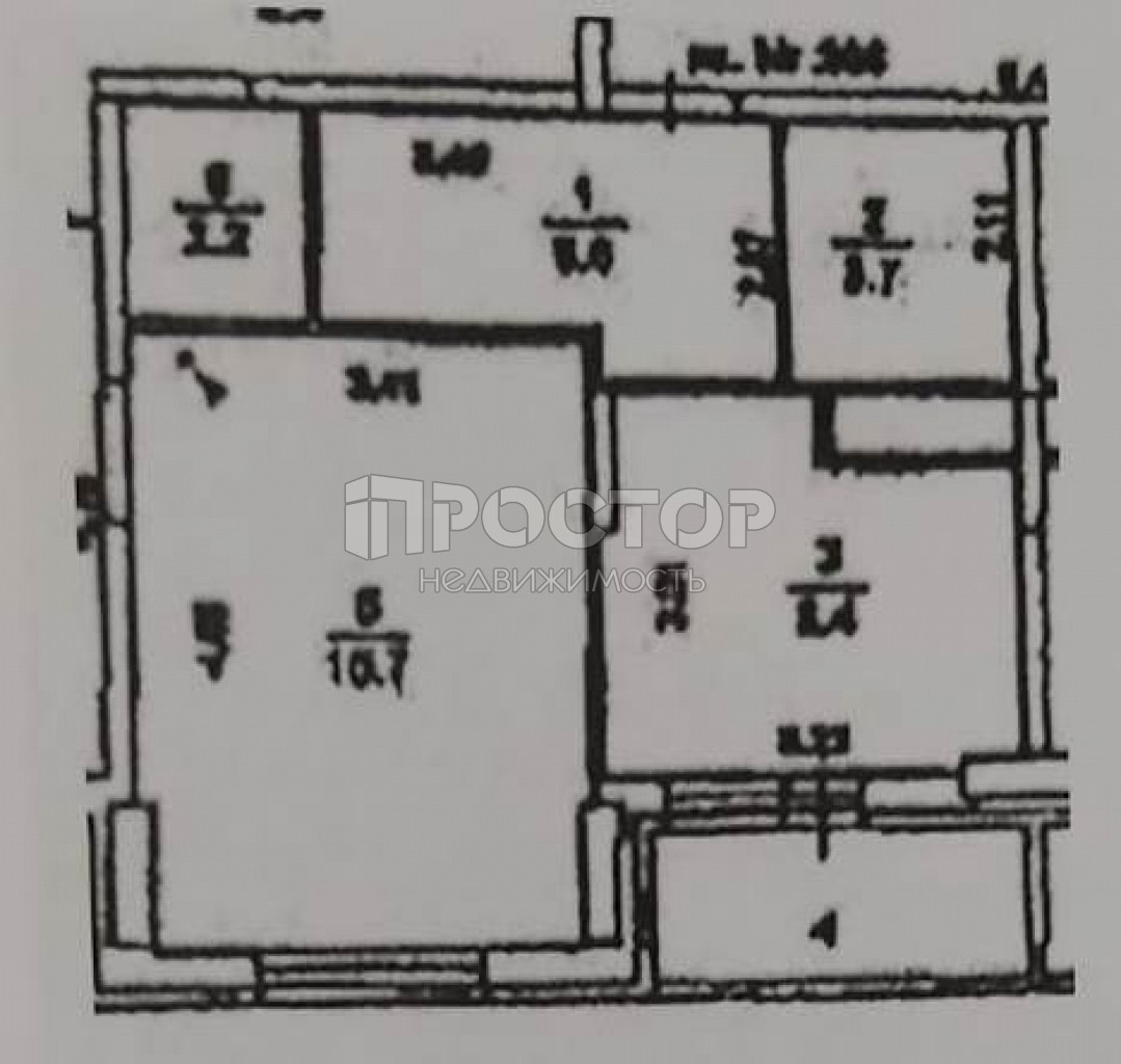 1-комнатная квартира, 38.3 м² - фото 2