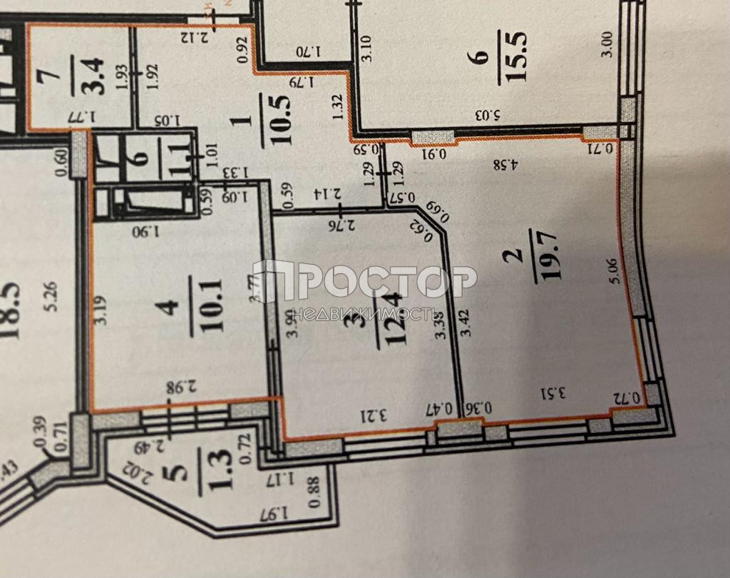 2-комнатная квартира, 57.4 м² - фото 24